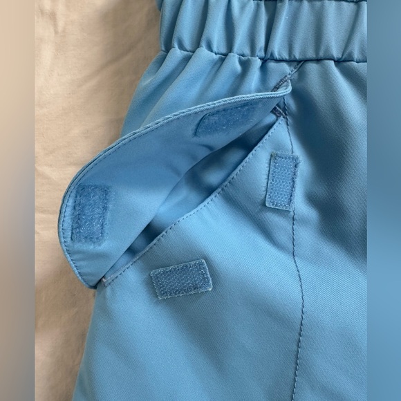 Powder blue waterproof Obermeyer toddler snow bibs • size 2T • NWT - Picture 4 of 11